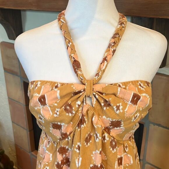 Aerie High Low Halter Maxi Sundress, size L - Picture 2 of 12